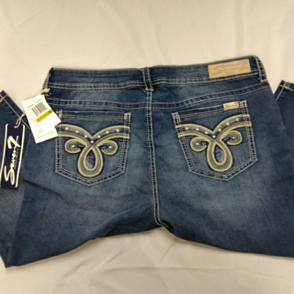 NWT Seven7 denim capris - Picture 3 of 5